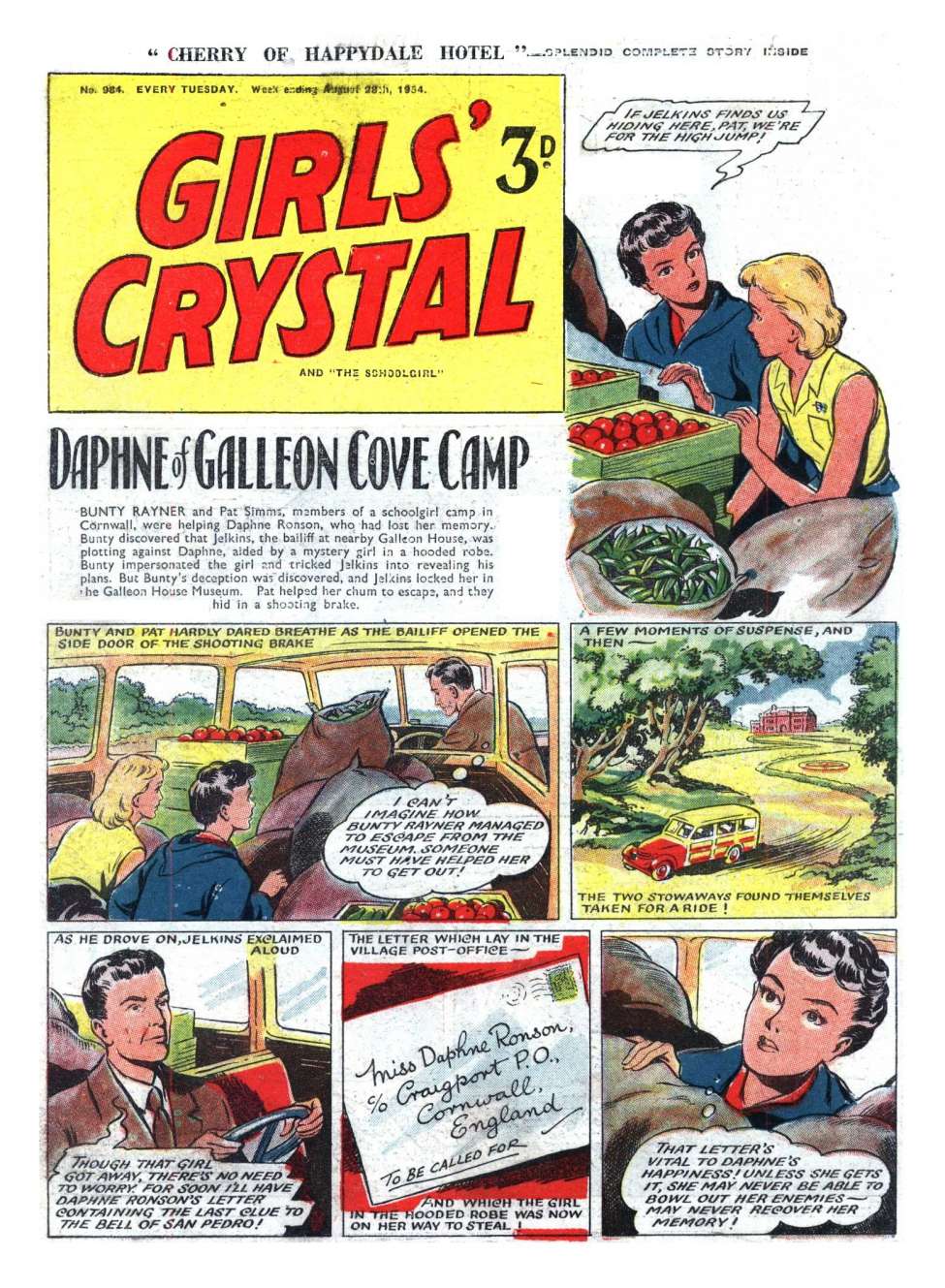 Comic Book Cover For Girls' Crystal 984
