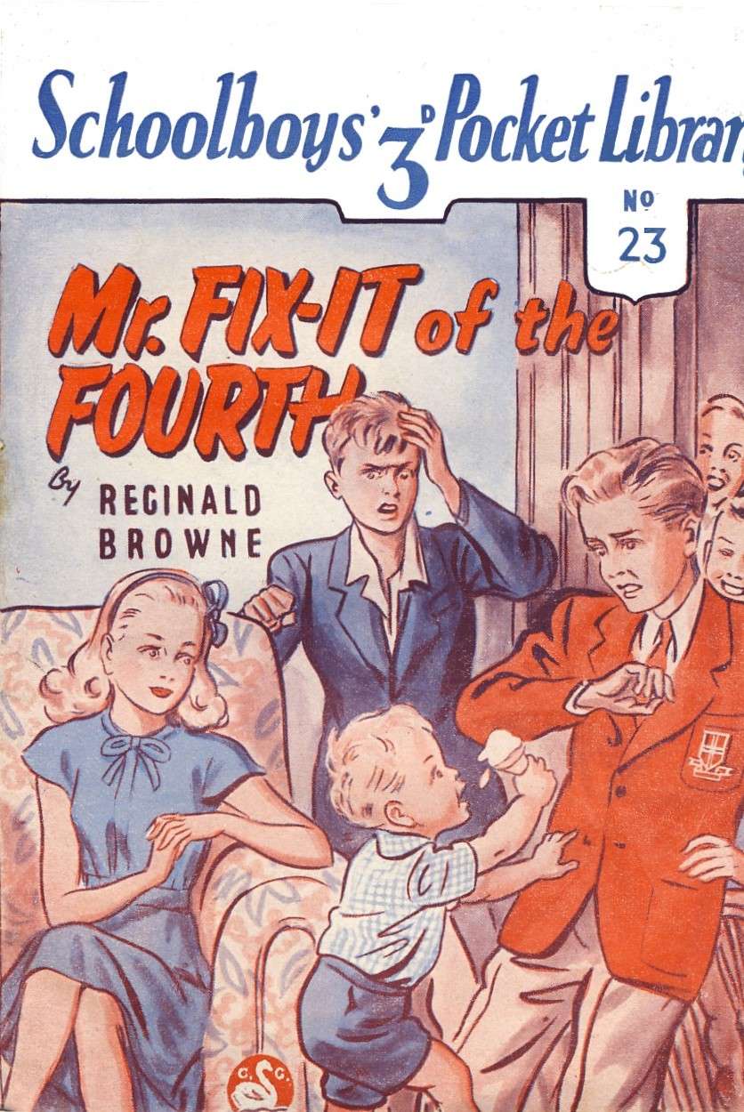 Comic Book Cover For Schoolboy Pocket Library 23 - Mr. Fix-it of the Fourth