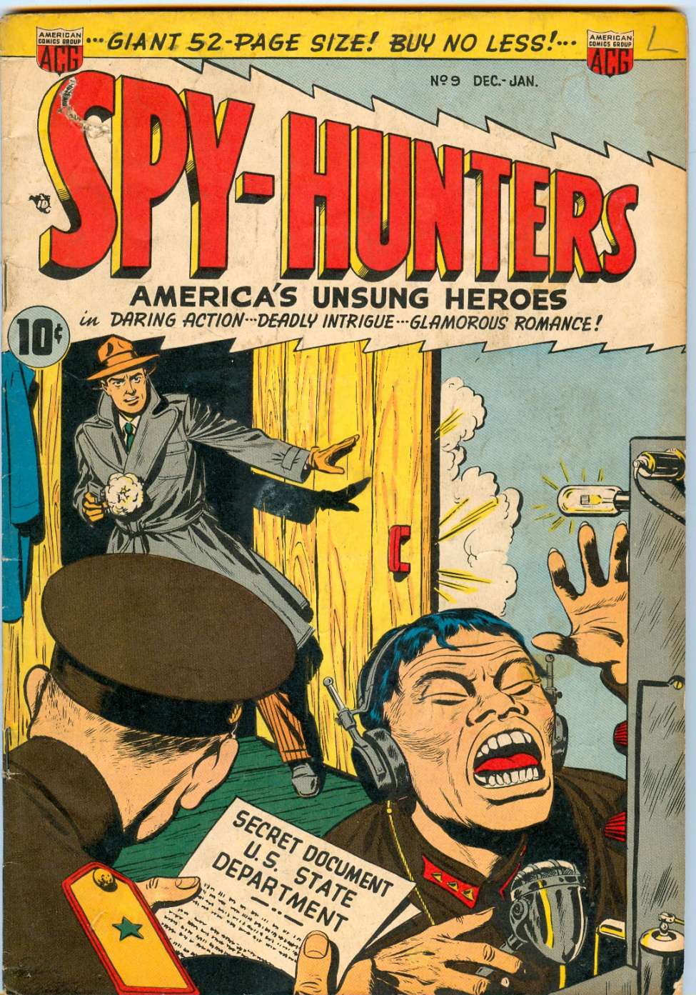 Comic Book Cover For Spy Hunters 9