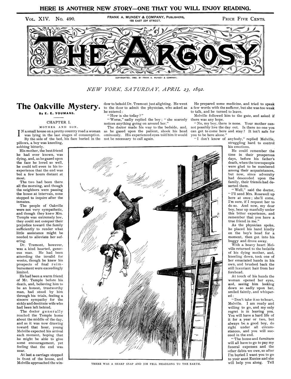 Book Cover For The Argosy v14 490