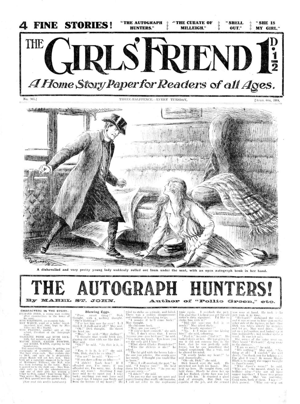 Book Cover For The Girls' Friend 961
