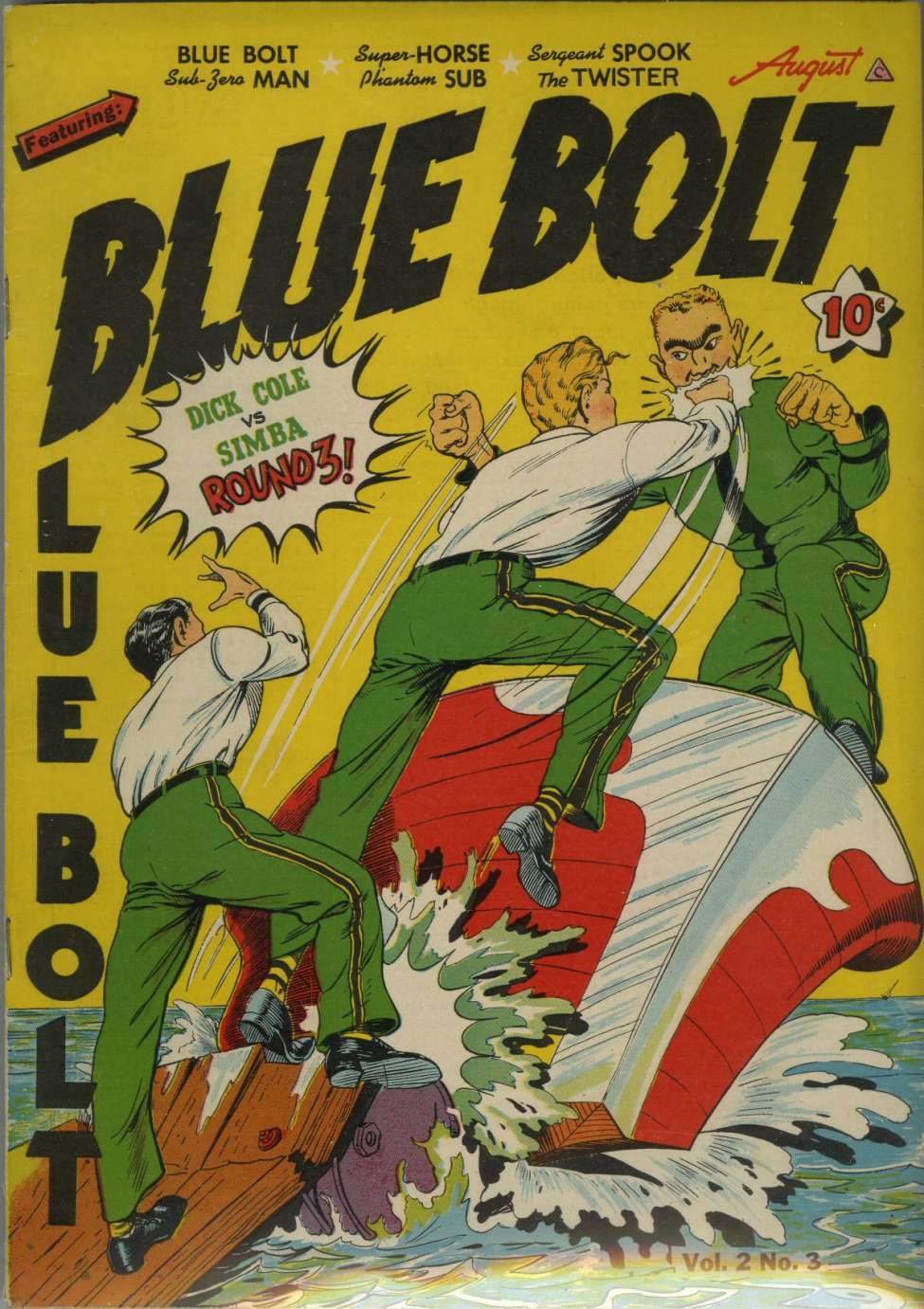Comic Book Cover For Blue Bolt v2 3