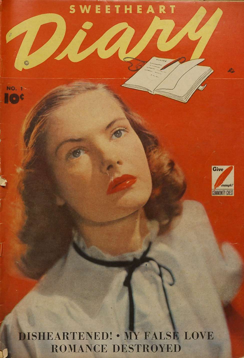 Comic Book Cover For Sweetheart Diary 1