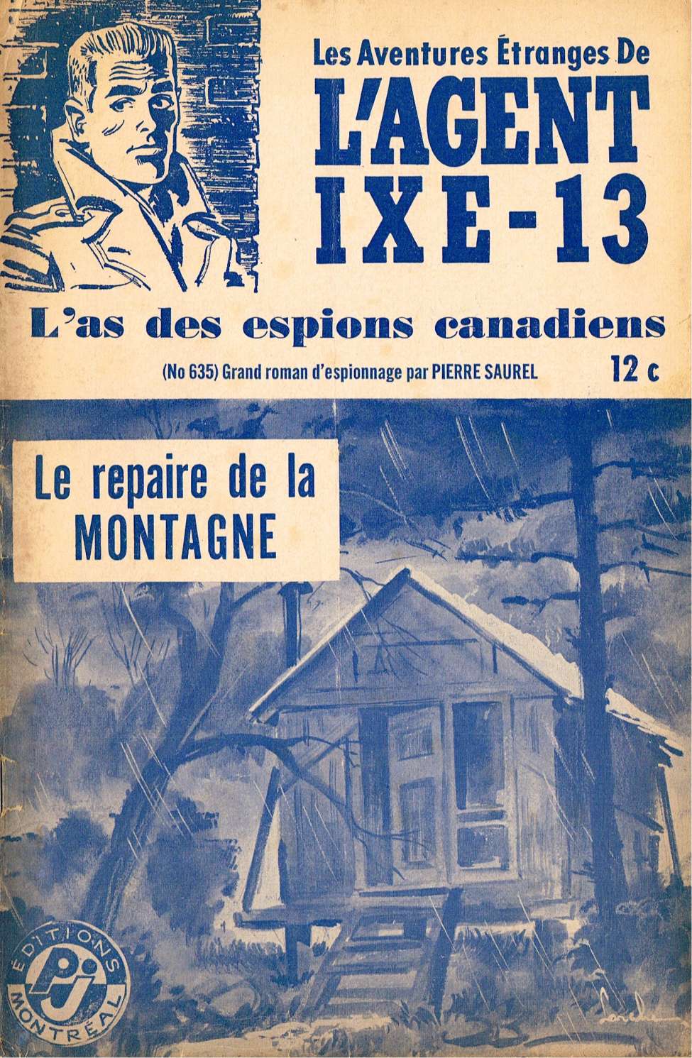 Book Cover For L'Agent IXE-13 v2 635 - Le repaire de la montagne