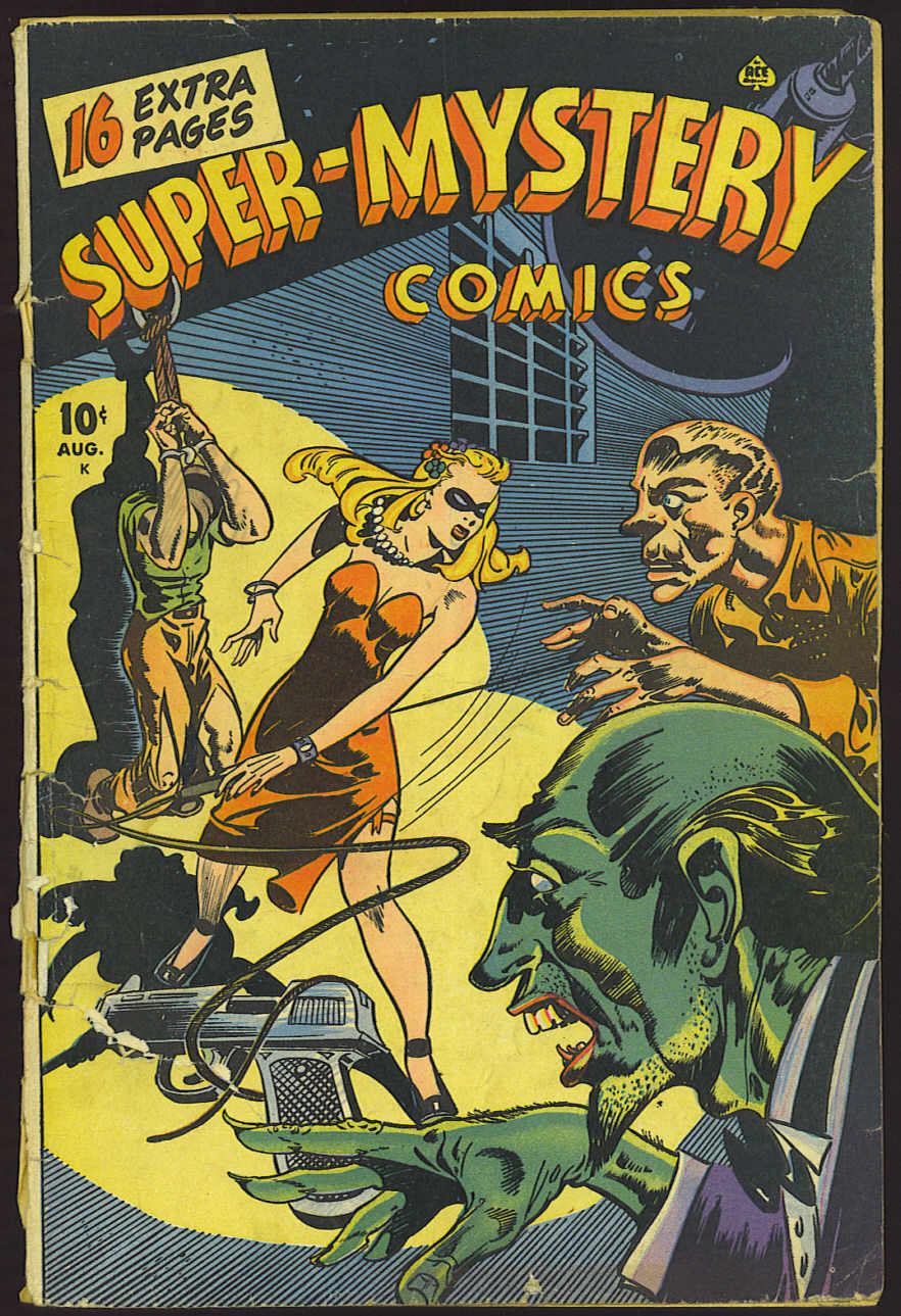 Comic Book Cover For Super-Mystery Comics v6 1