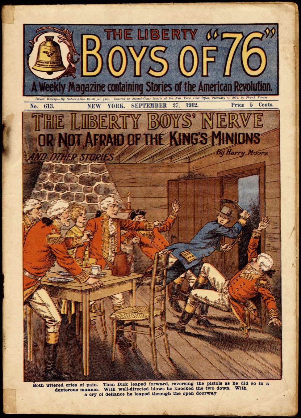 Book Cover For The Liberty Boys of 76 613 - The Liberty Boys' Nerve