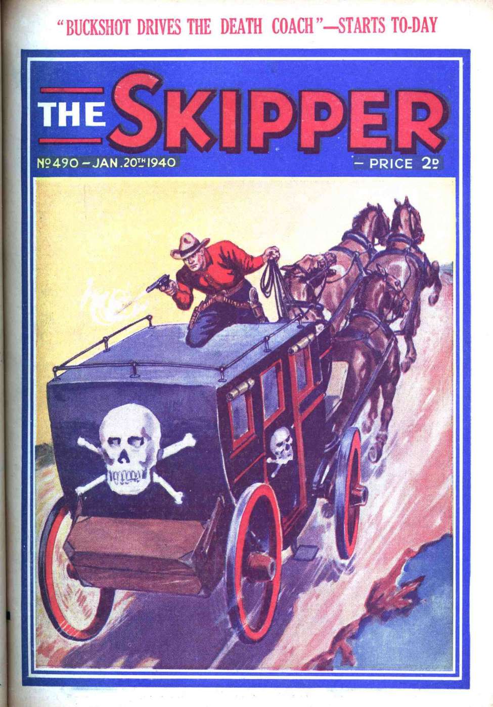 Comic Book Cover For The Skipper 490