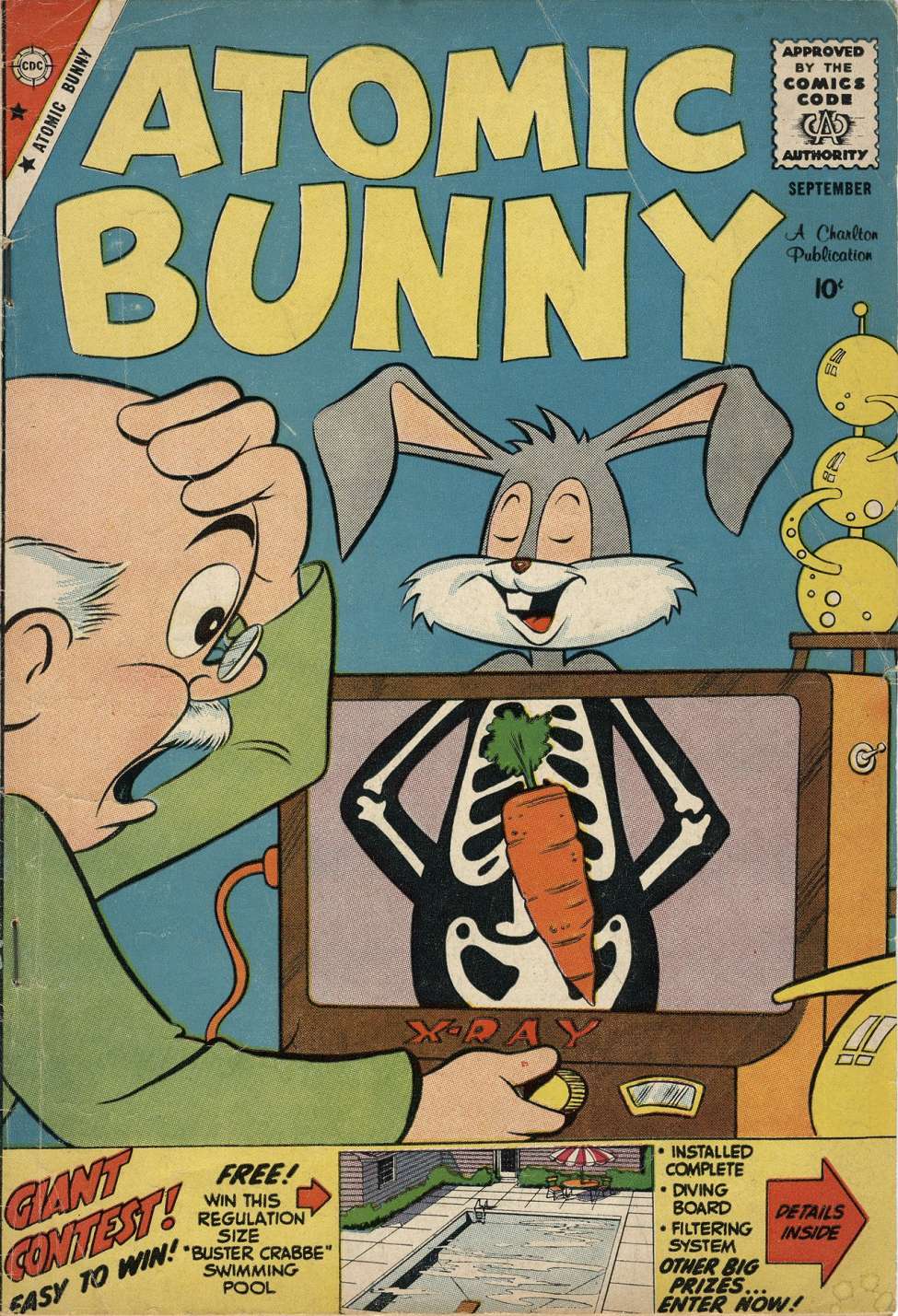 Comic Book Cover For Atomic Bunny 18 - Version 1
