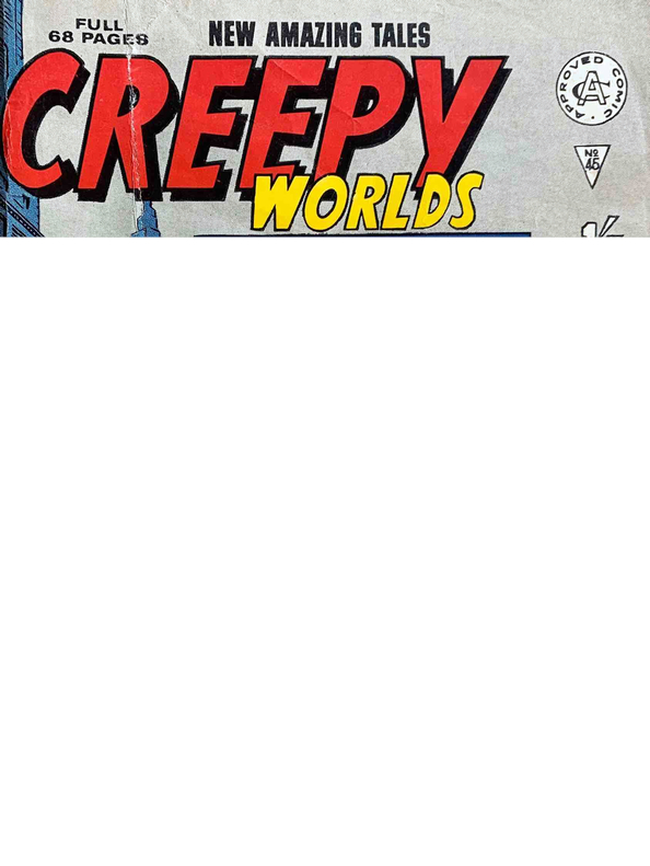 Book Cover For Creepy Worlds 45