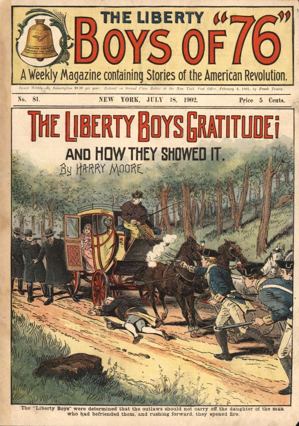 Book Cover For The Liberty Boys of 76 81 - The Liberty Boys' Gratitude