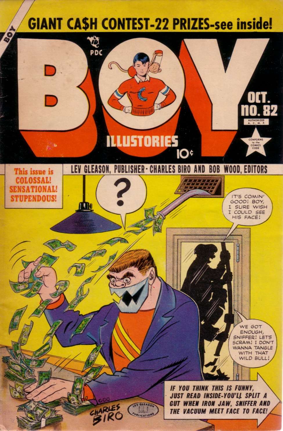 Comic Book Cover For Boy Comics 82