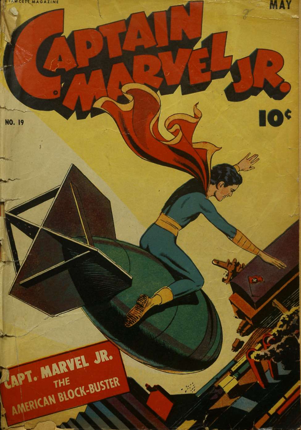 Comic Book Cover For Captain Marvel Jr. 19 - Version 1