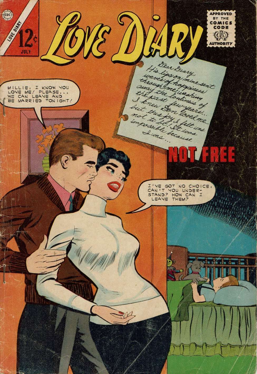 Comic Book Cover For Love Diary 28