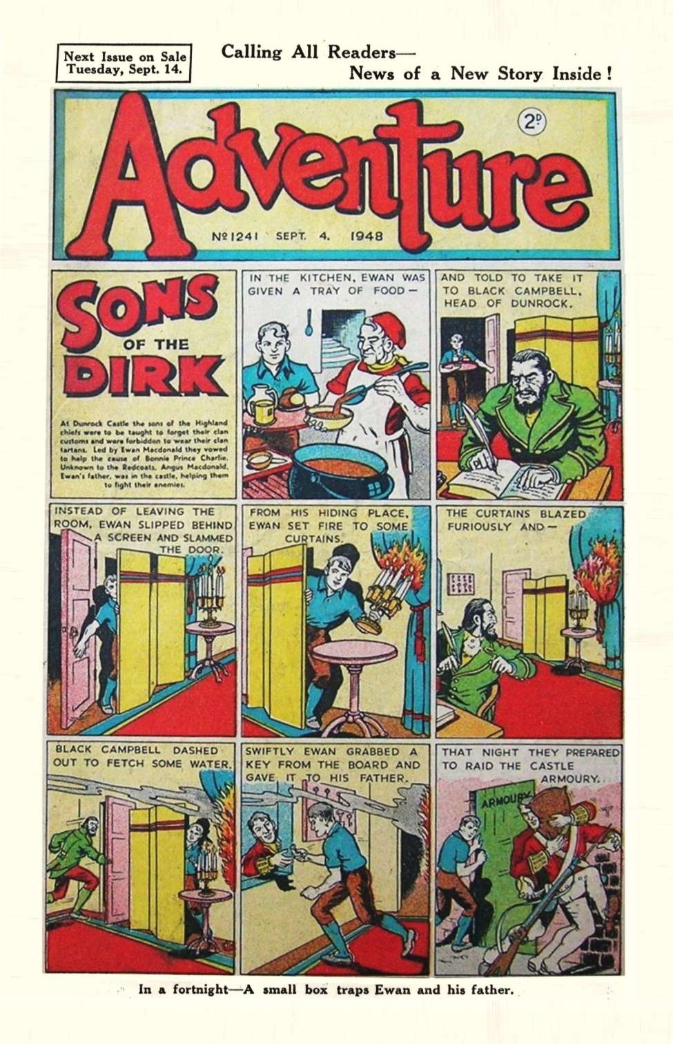 Comic Book Cover For Adventure 1241
