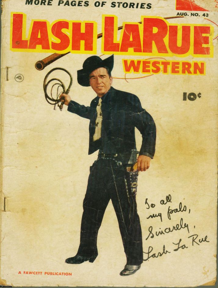 Comic Book Cover For Lash LaRue Western 43 - Version 1