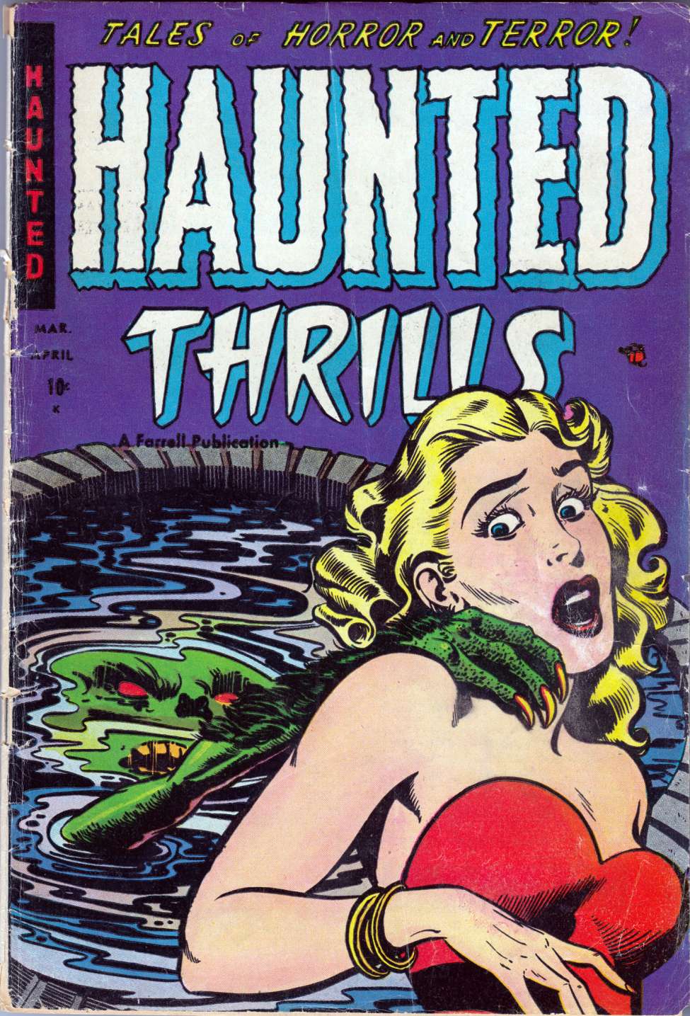 Book Cover For Haunted Thrills 14