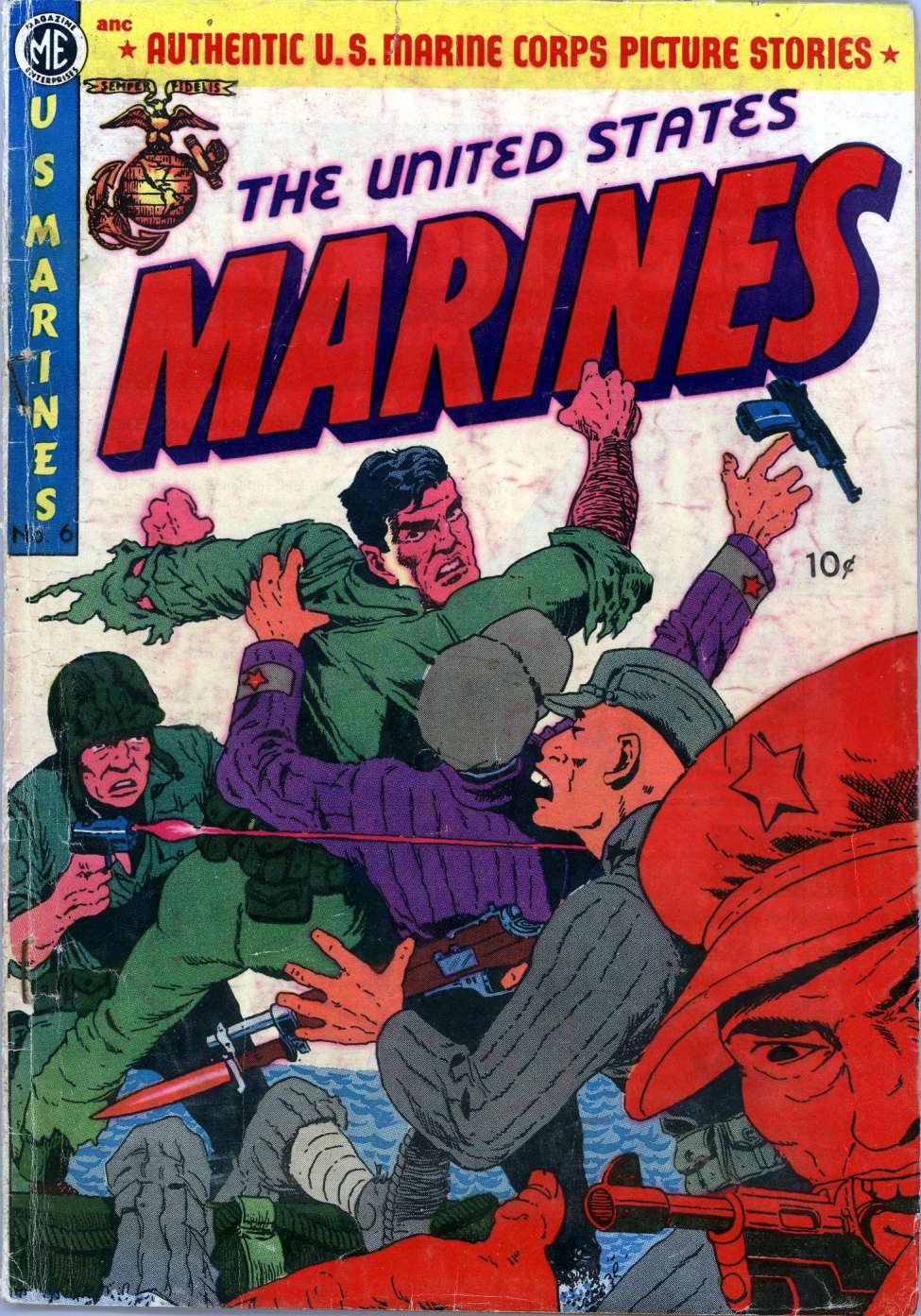 Comic Book Cover For The United States Marines 6