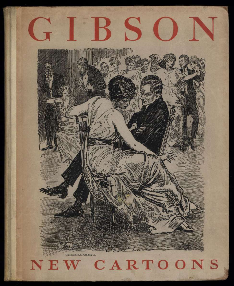 Book Cover For New Cartoons - Charles Dana Gibson