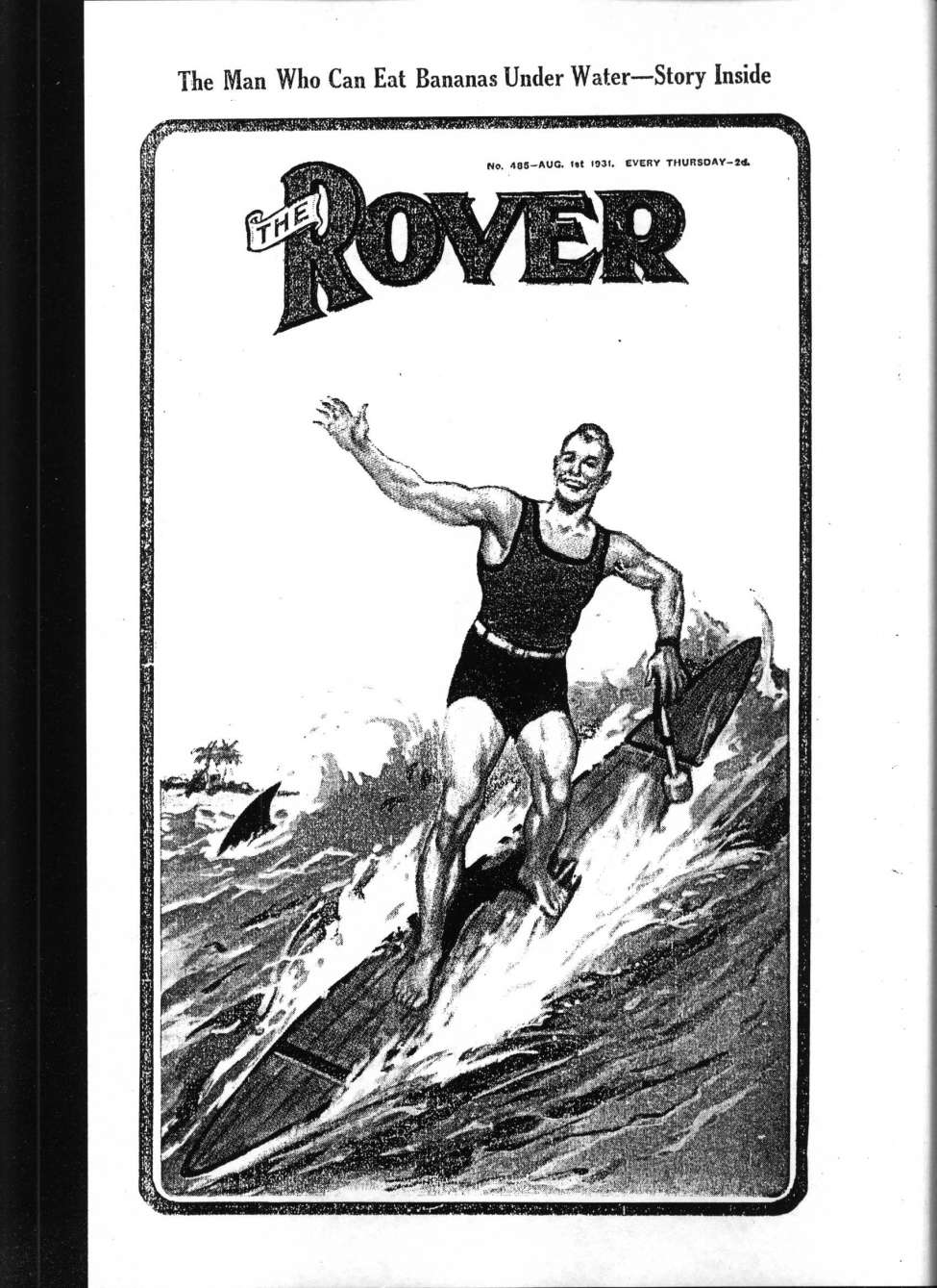 Comic Book Cover For The Rover 485