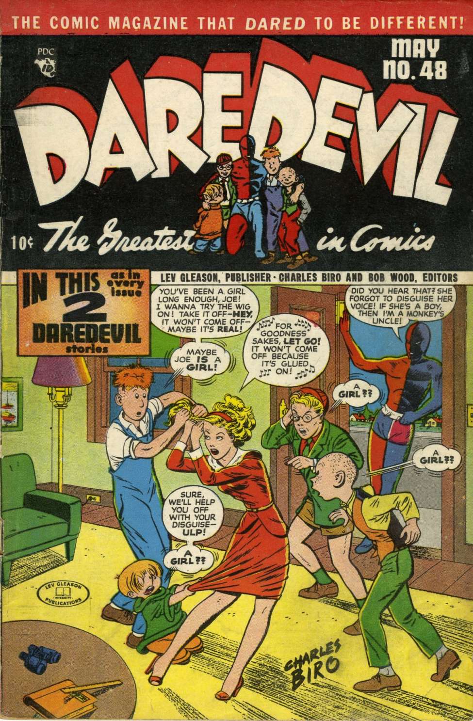 Comic Book Cover For Daredevil Comics 48