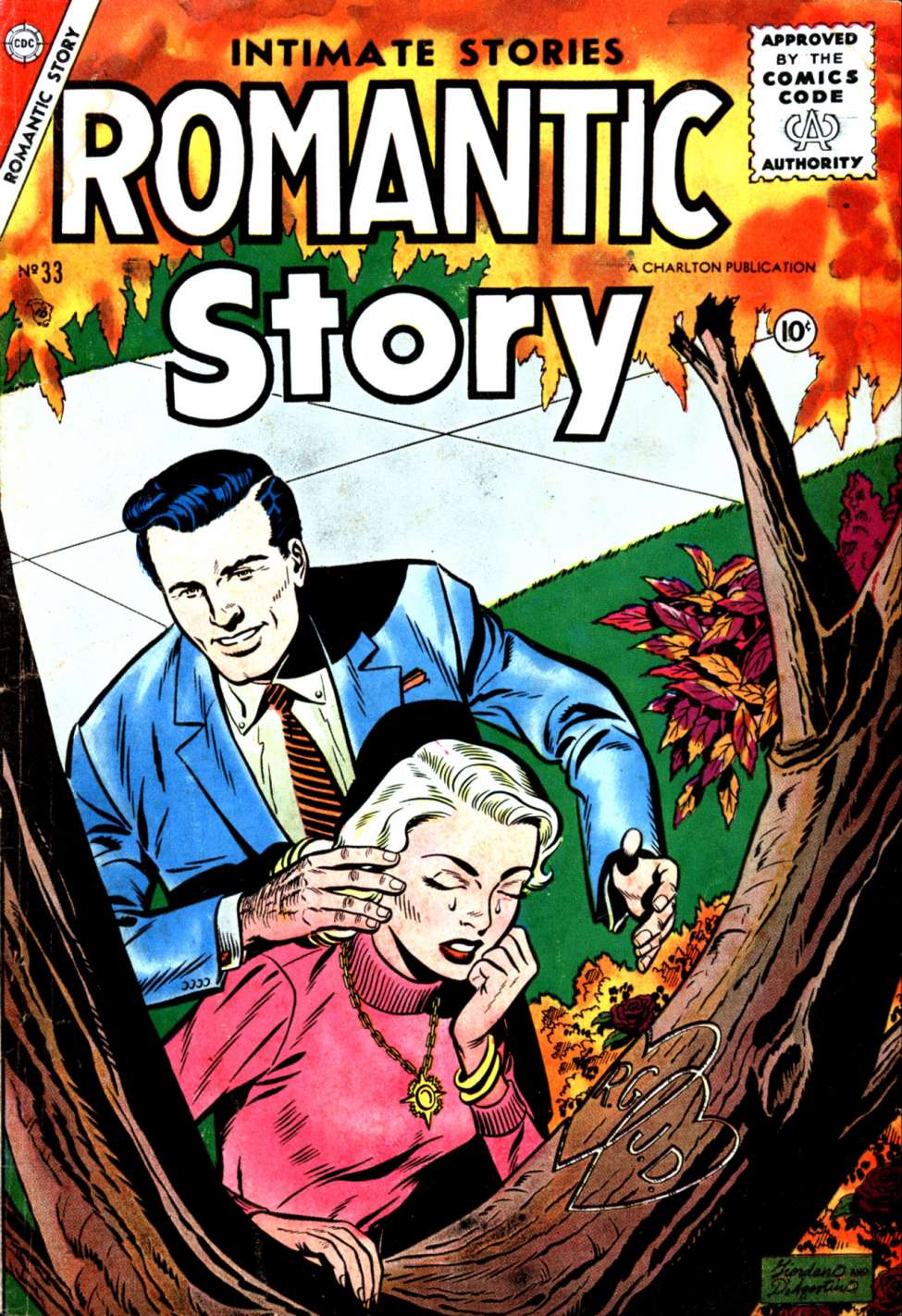 Comic Book Cover For Romantic Story 33 - Version 1