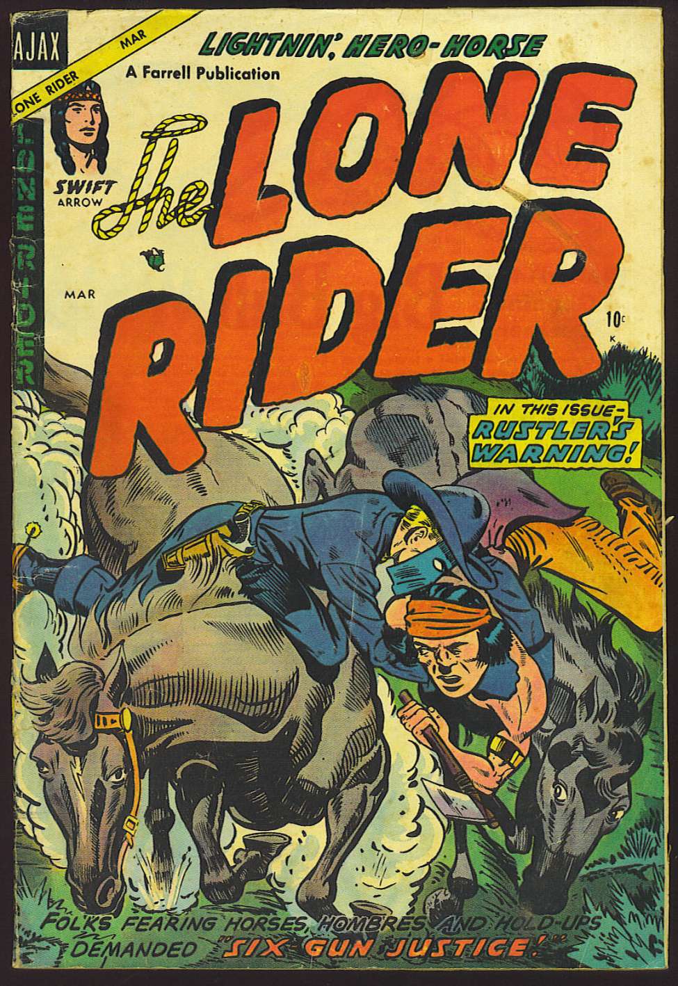 Comic Book Cover For The Lone Rider 24 - Version 1