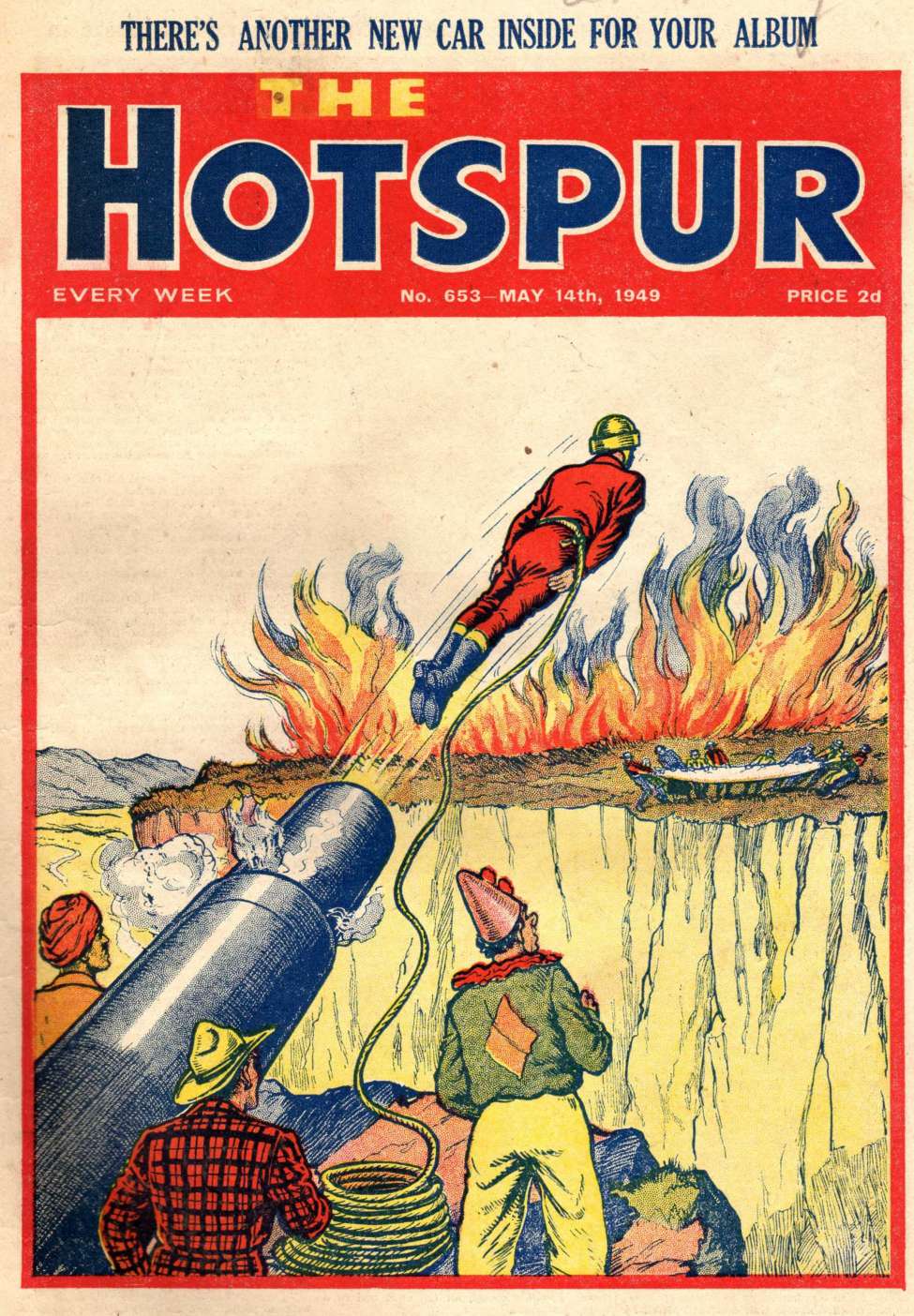 Comic Book Cover For The Hotspur 653