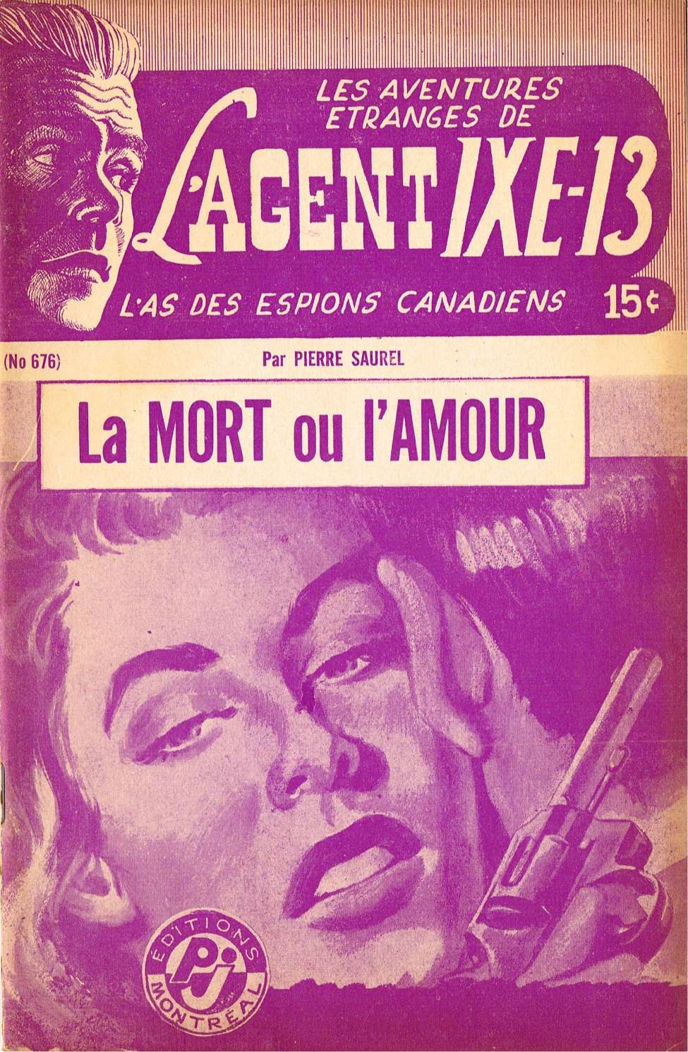 Book Cover For L'Agent IXE-13 v2 676 - La mort ou l'amour
