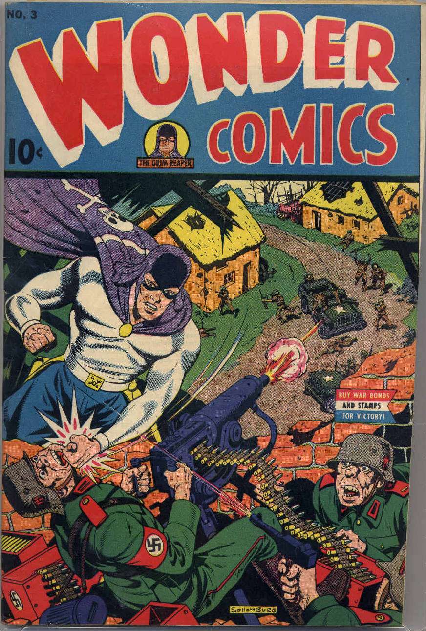 Comic Book Cover For Wonder Comics 3
