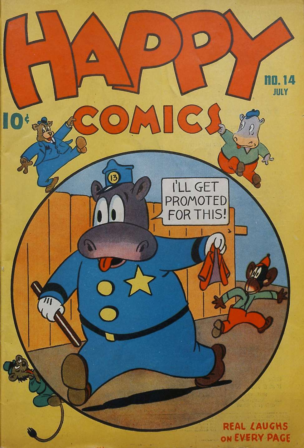Book Cover For Happy Comics 14
