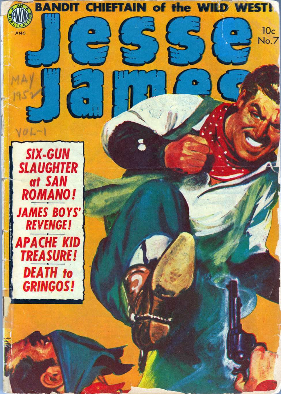 Comic Book Cover For Jesse James 7
