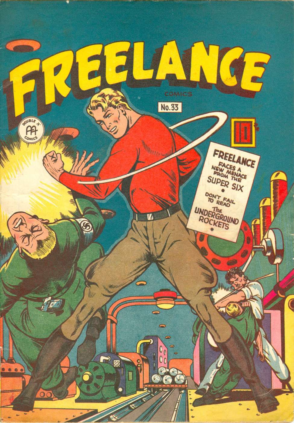 Book Cover For Freelance Comics 33