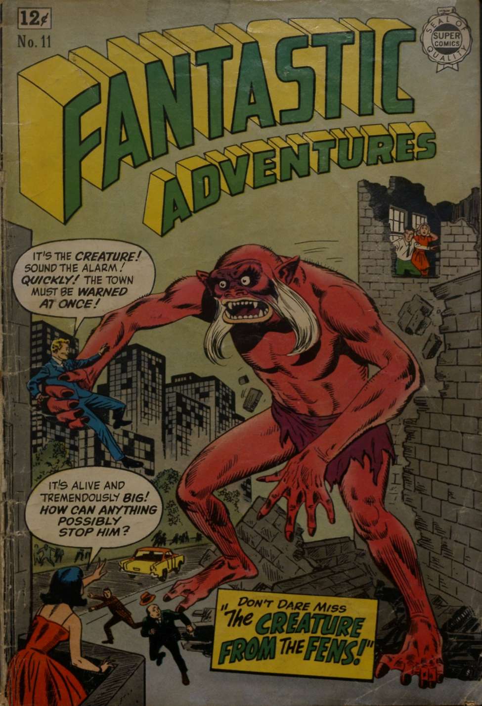 Comic Book Cover For Fantastic Adventures 11