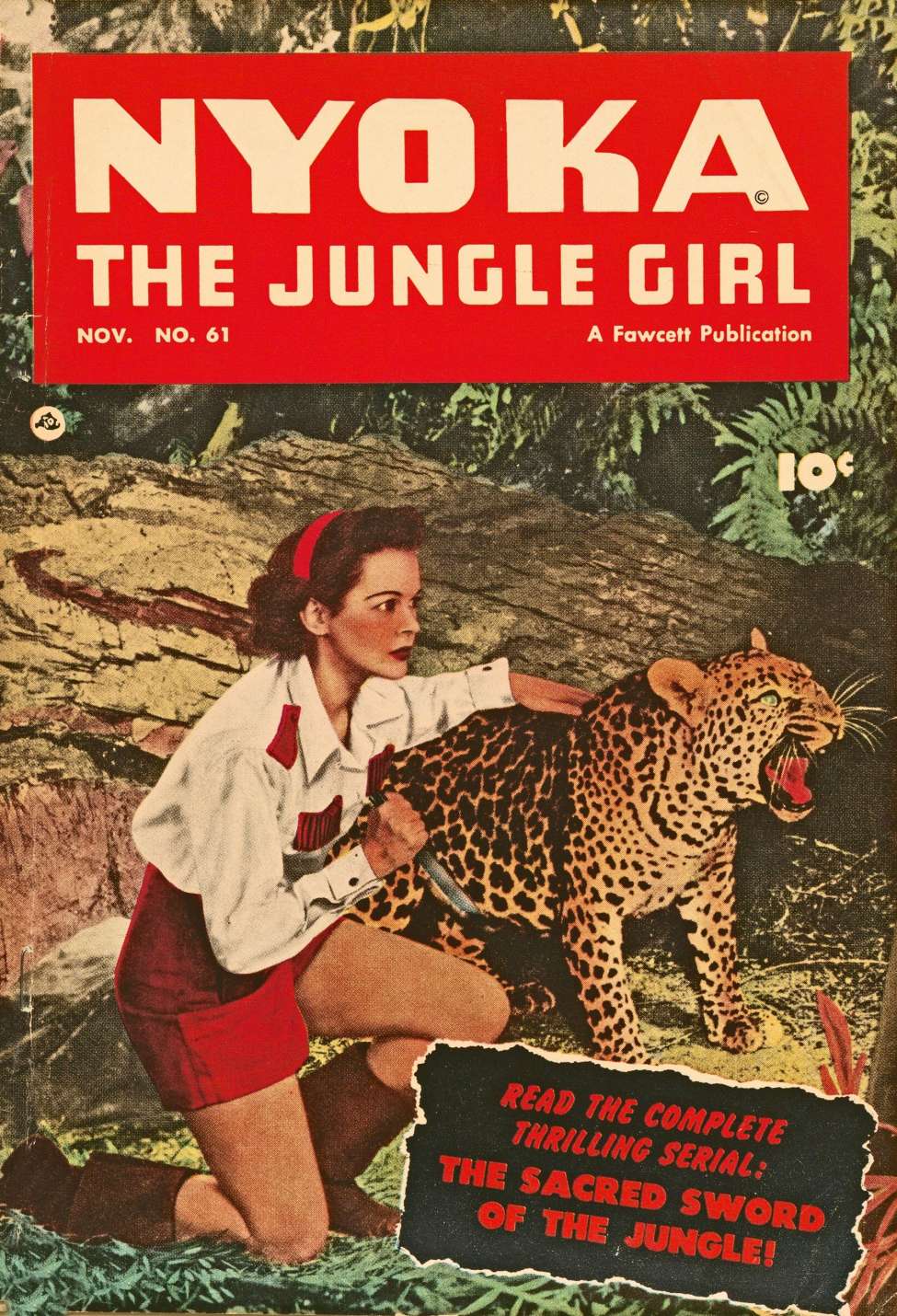 Book Cover For Nyoka the Jungle Girl 61 - Version 2