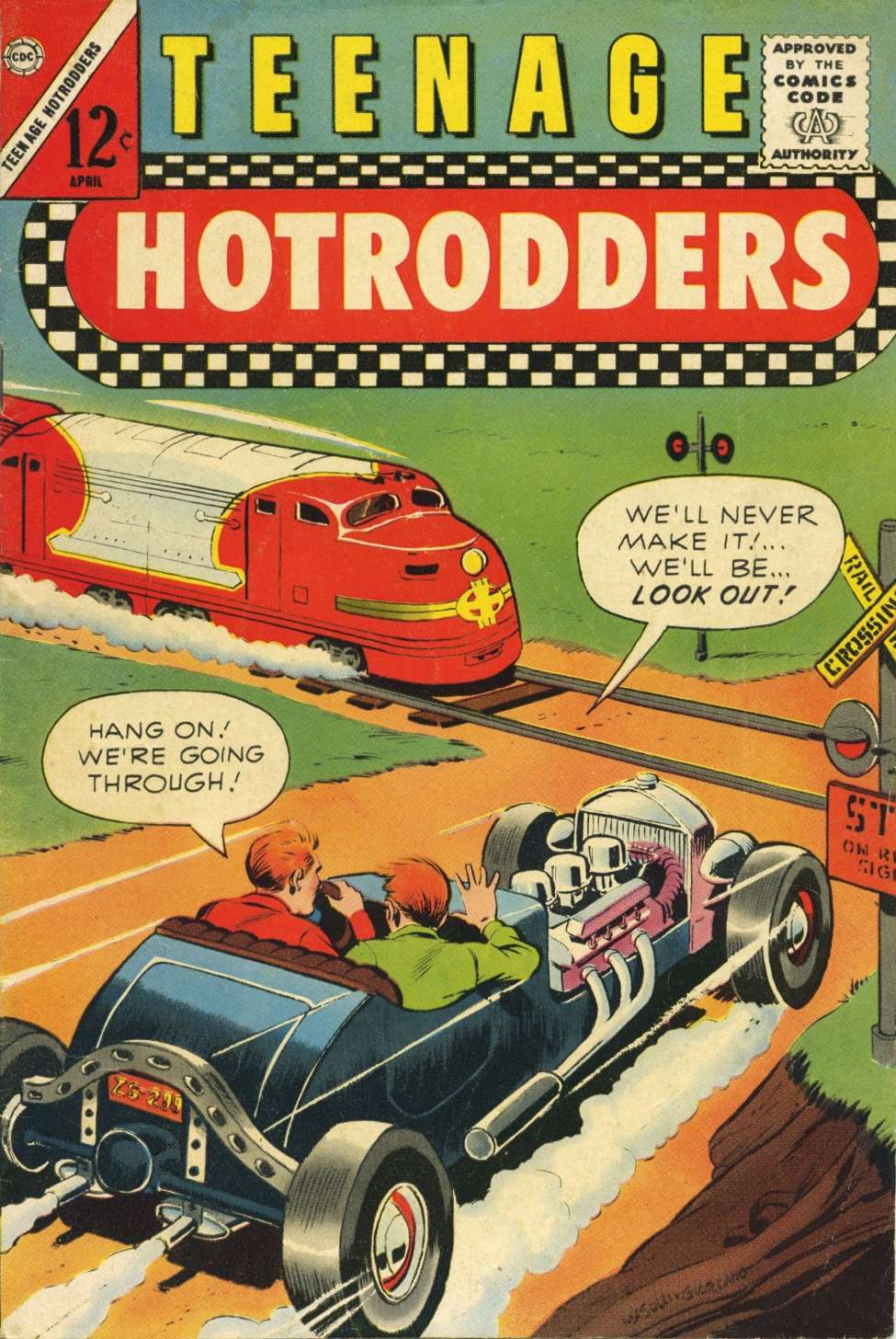 Comic Book Cover For Teenage Hotrodders 1