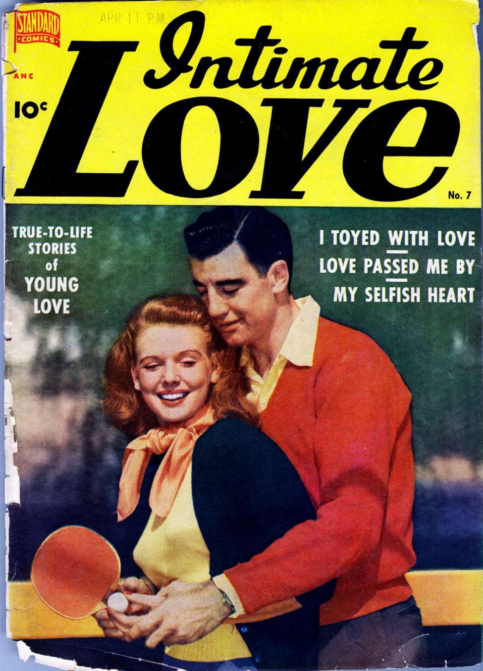 Comic Book Cover For Intimate Love 7