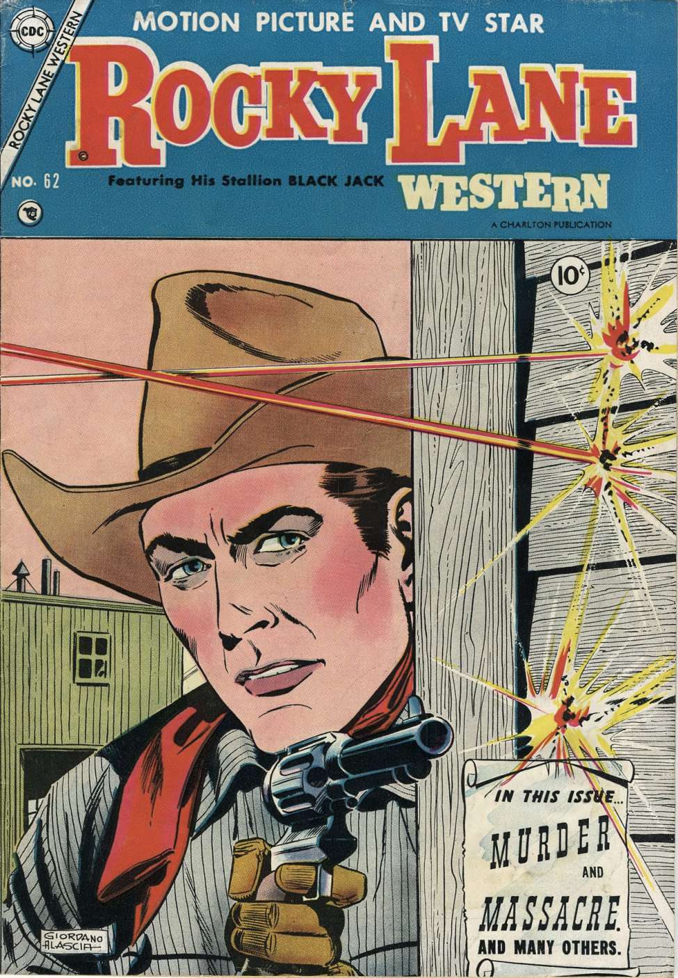 Book Cover For Rocky Lane Western 62