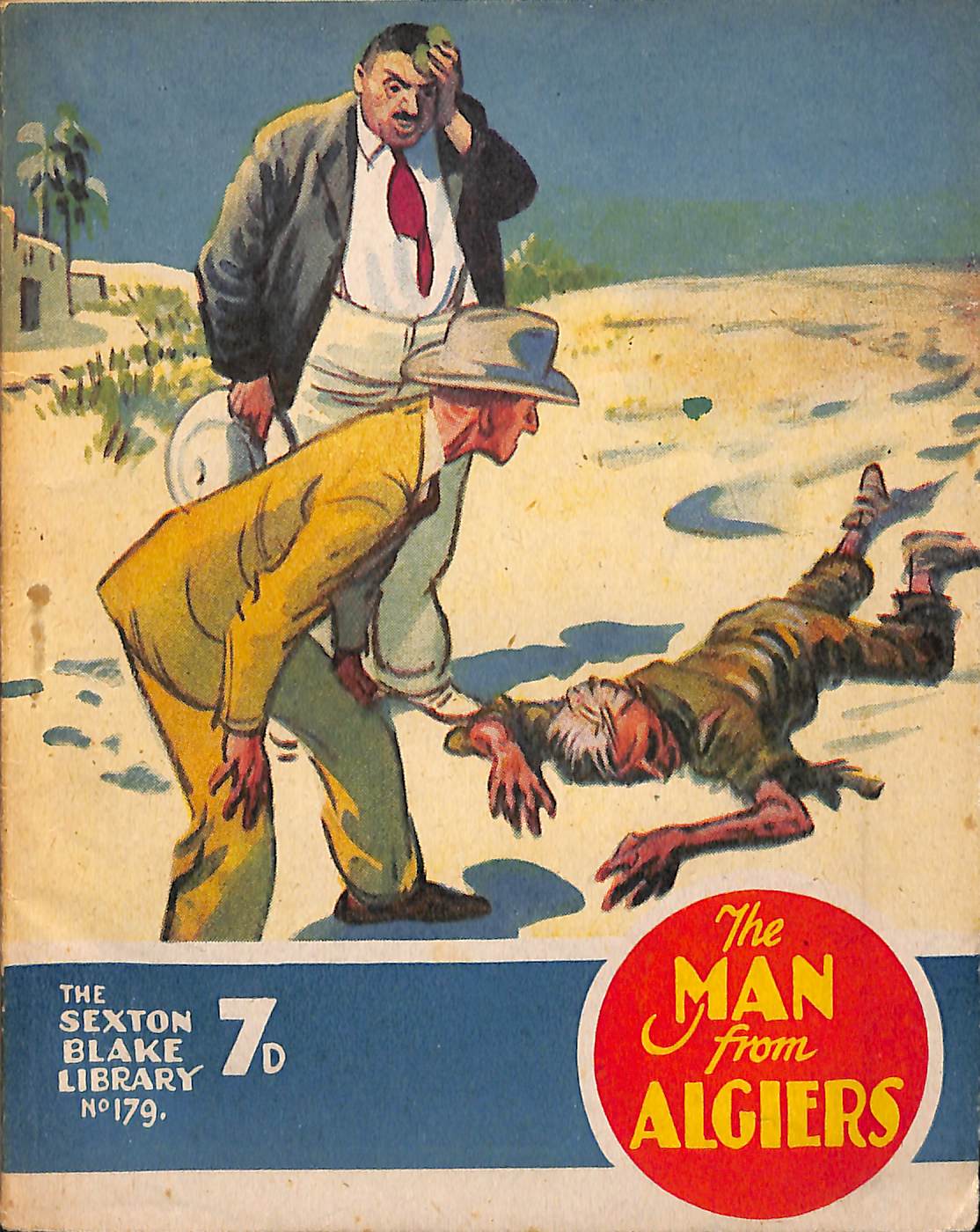 Comic Book Cover For Sexton Blake Library S3 179 - The Man from Algiers