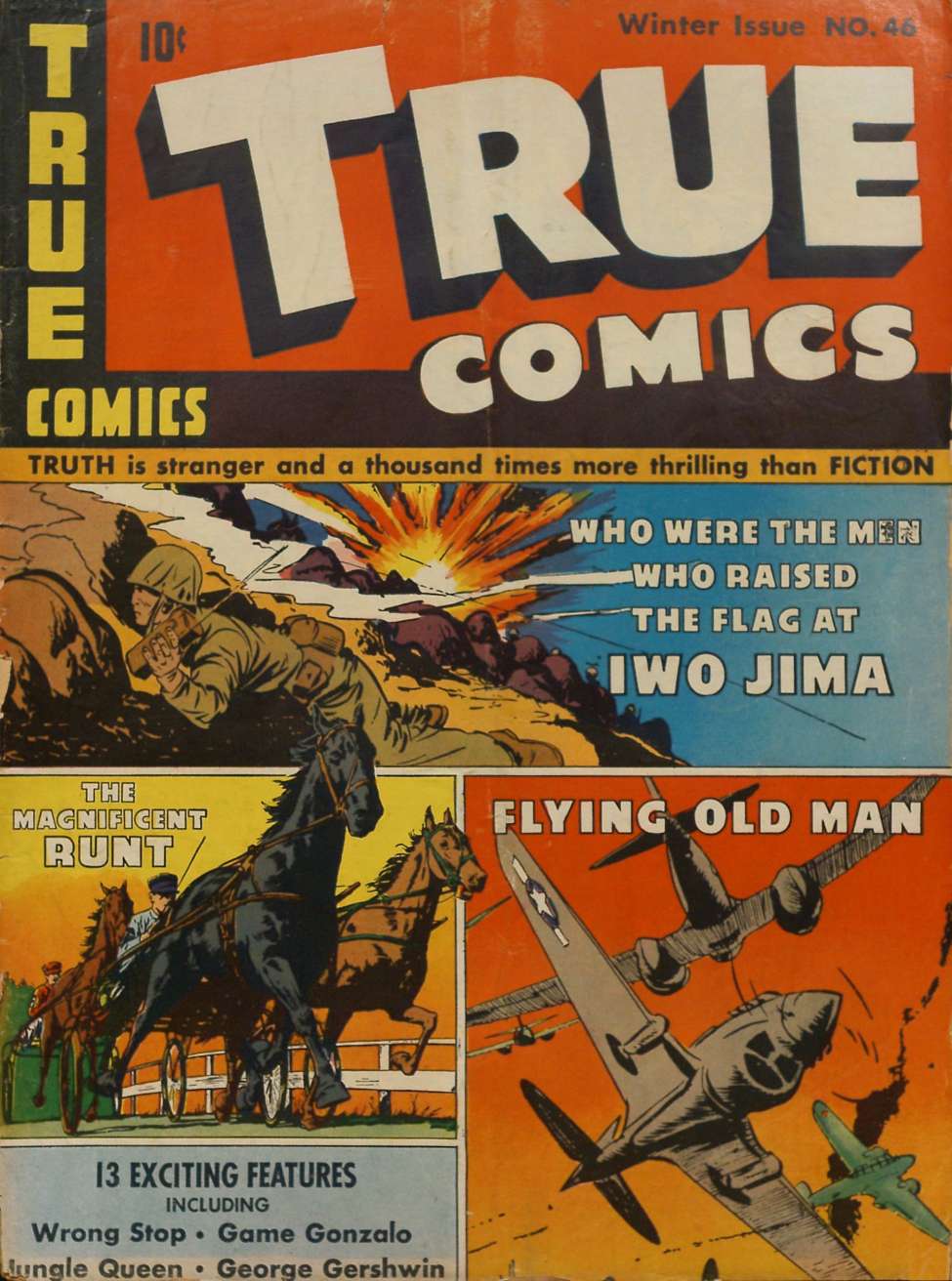 Comic Book Cover For True Comics 46