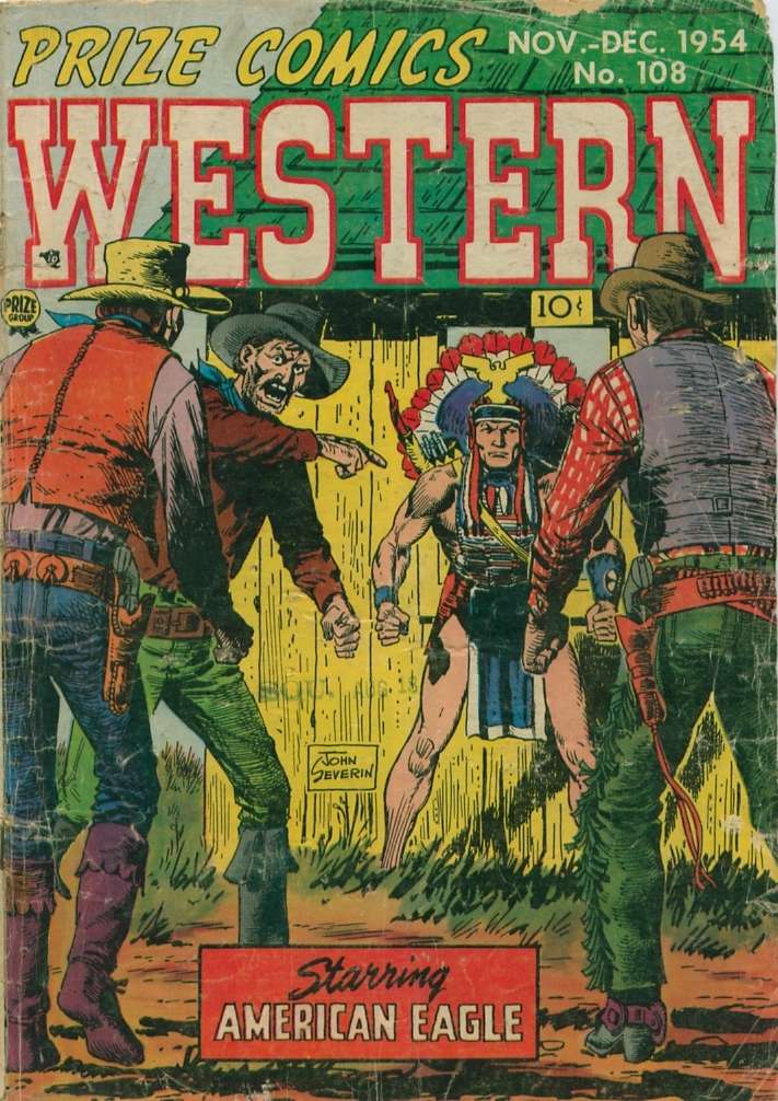 Comic Book Cover For Prize Comics Western 108 - Version 1