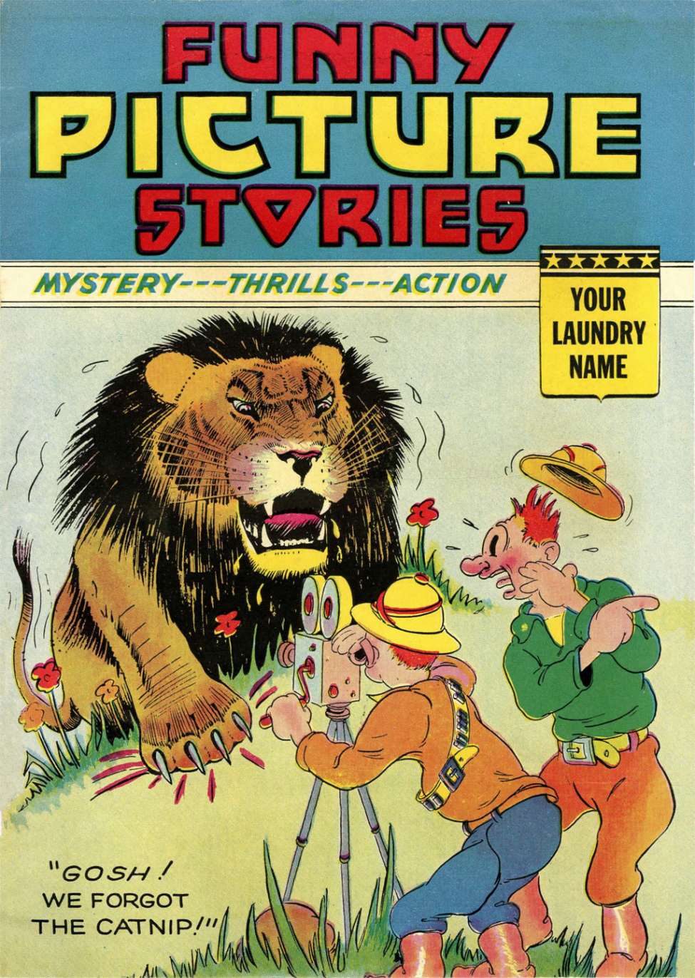Comic Book Cover For Funny Picture Stories v2 7
