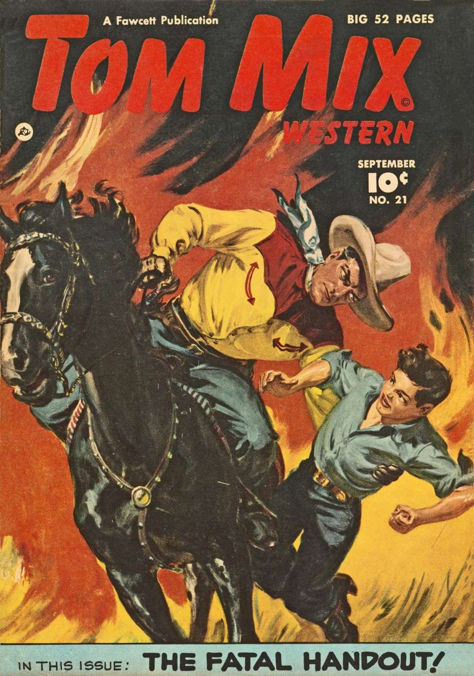 Book Cover For Tom Mix Western 21