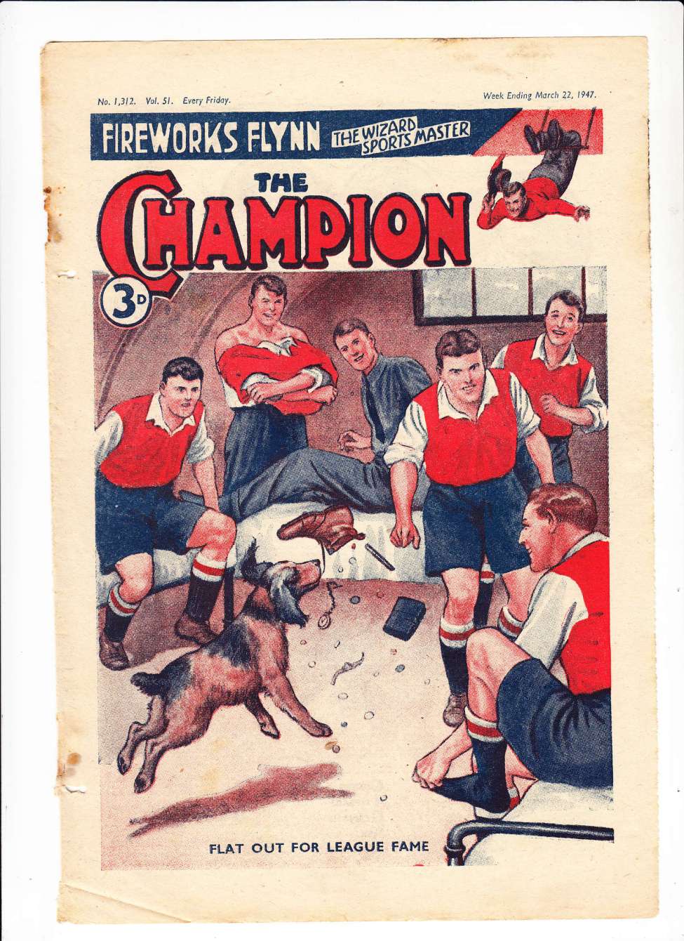 Comic Book Cover For The Champion 1312