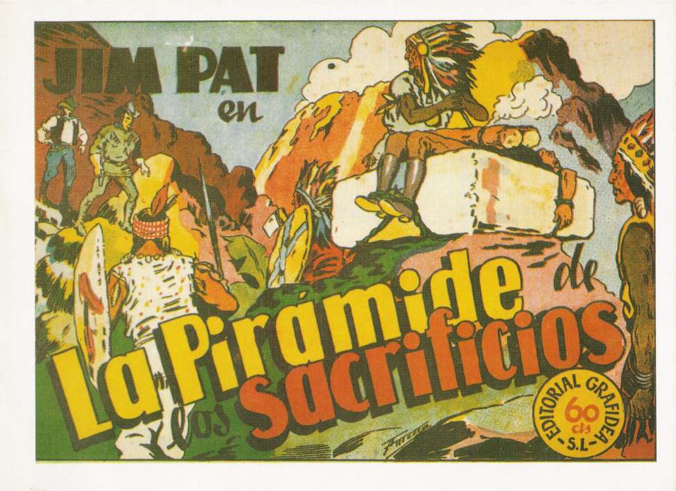 Book Cover For Jim Pat 3 - La pirámide de los sacrificios