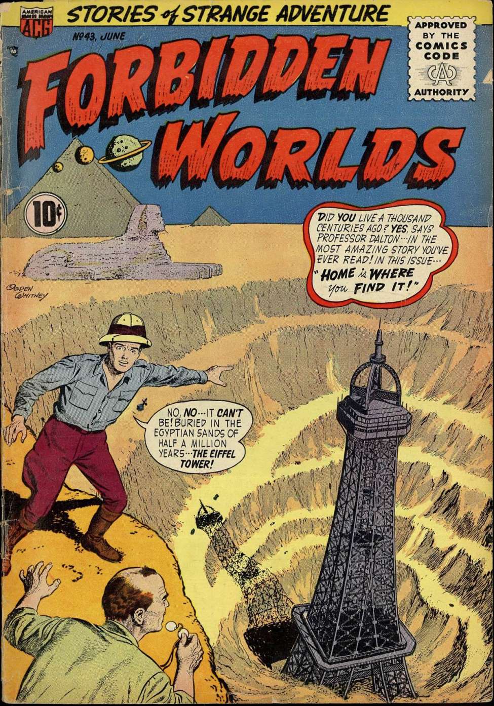 Comic Book Cover For Forbidden Worlds 43