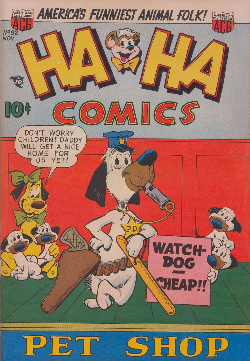 Book Cover For Ha Ha Comics 92