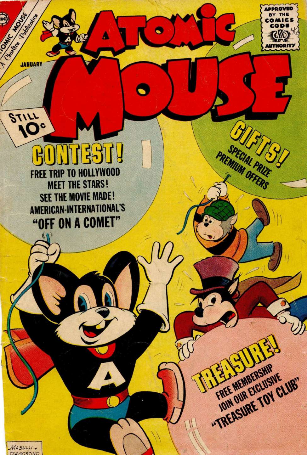 Comic Book Cover For Atomic Mouse 46