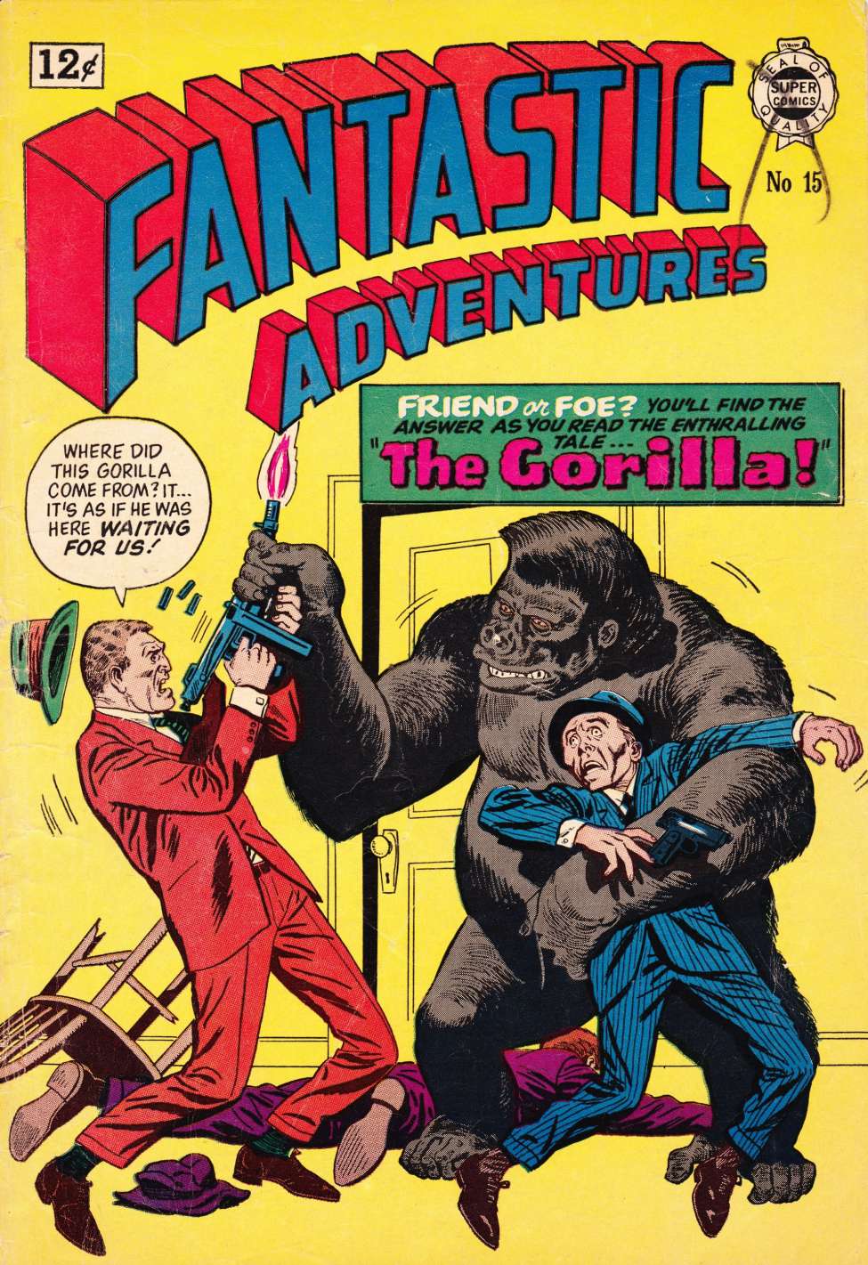 Book Cover For Fantastic Adventures 15