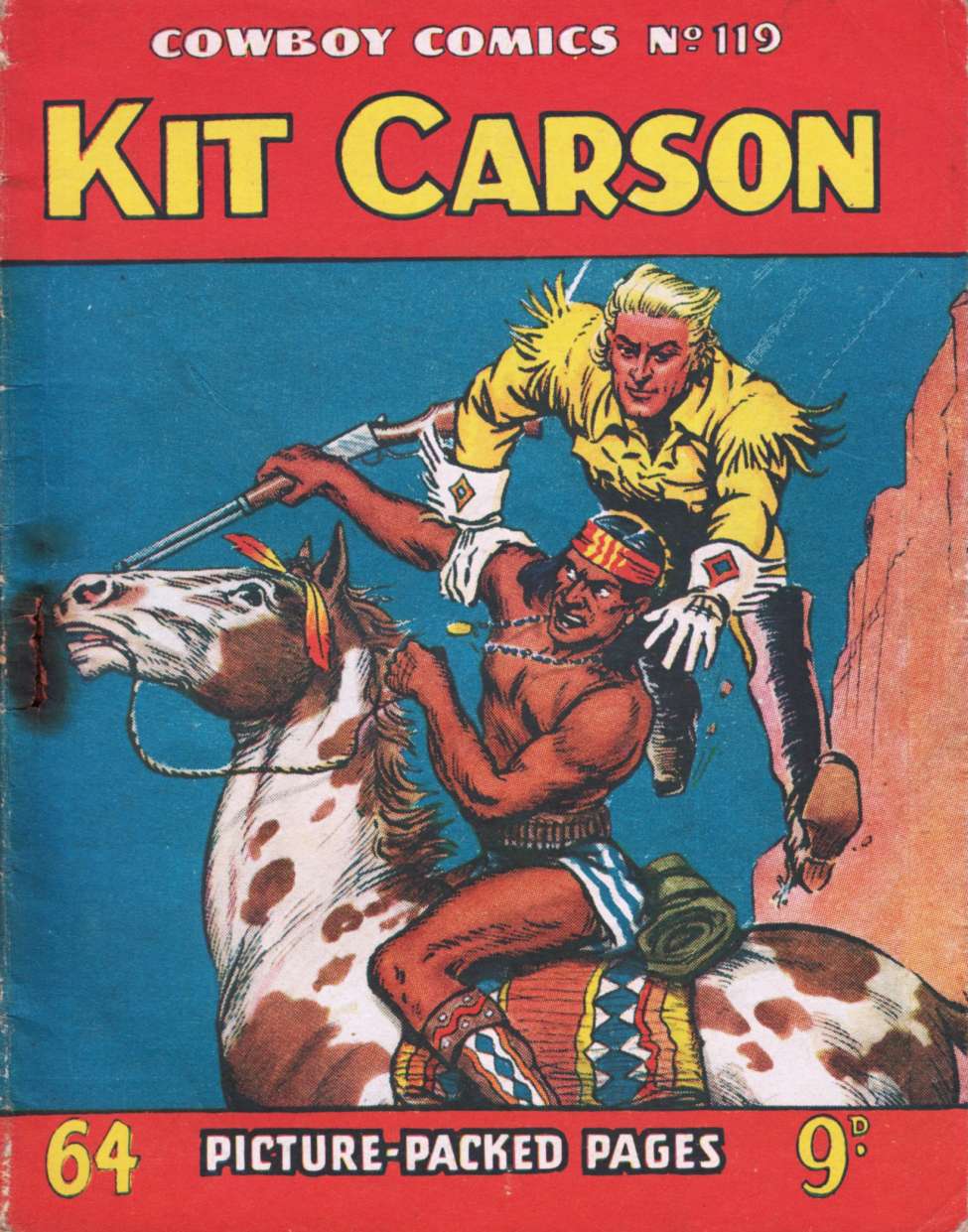 Book Cover For Cowboy Comics 119 - Kit Carson