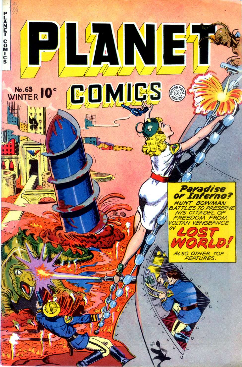 Comic Book Cover For Planet Comics 63 - Version 1